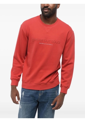 Brunello Cucinelli embroidered crew-neck sweatshirt