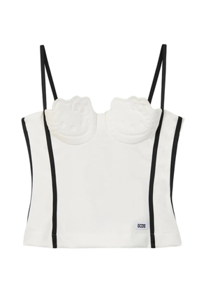 GCDS x Hello Kitty strappy top - White