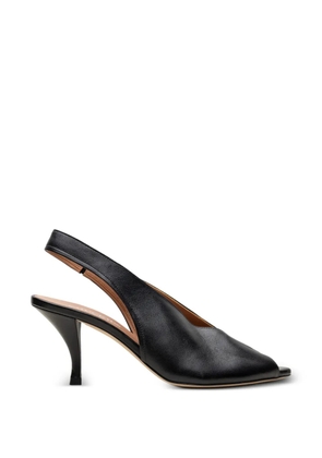 CHUCKIES peep-toe slingback pumps - Black