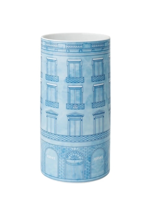 Versace Palazzo architectural-print vase - Blue