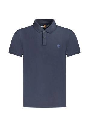 Timberland logo-embroidered piqué polo shirt - Blue