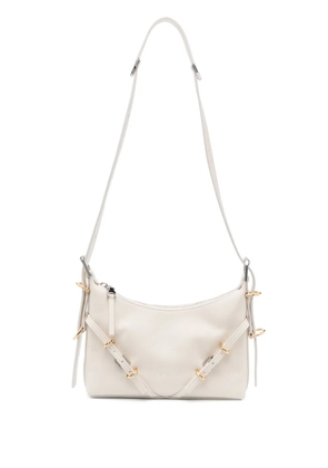 Givenchy logo-print leather crossbody bag - Neutrals