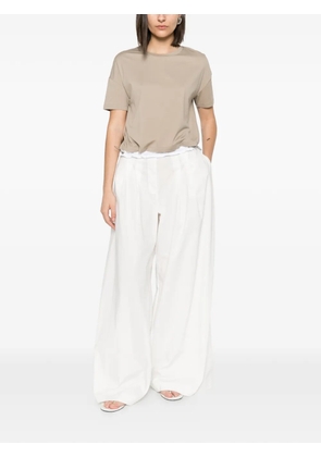 Herno layered-hem T-shirt - Neutrals