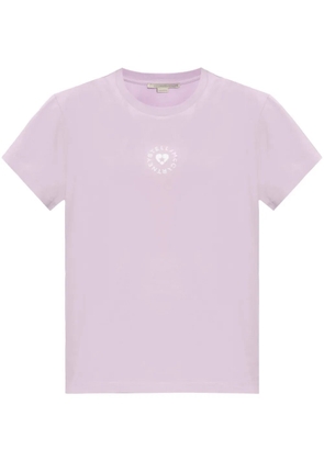 Stella McCartney Lovestruck cotton T-shirt - Purple