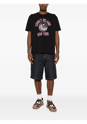 Wild Donkey graphic-print T-shirt - Black