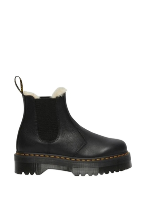 Dr Martens fur lined platform chelsea boots - Black