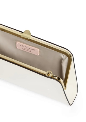 Coccinelle logo-appliqué shoulder bag - Neutrals