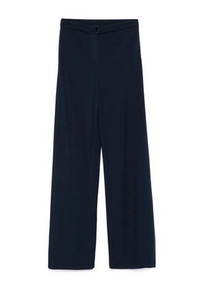 Emporio Armani textured trousers - Blue