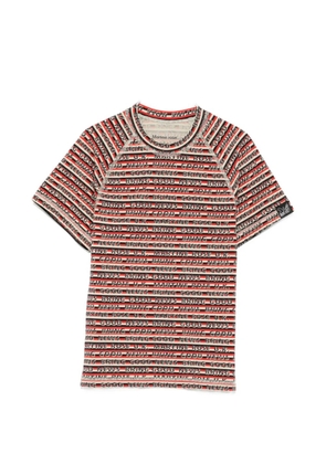 Martine Rose raglan-sleeve shrunken T-shirt - Red