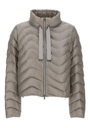 Herno quilted cropped jacket - Grey