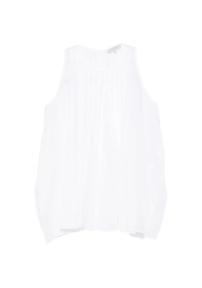 Antonelli Bermagotto pleated sleeveless top - White
