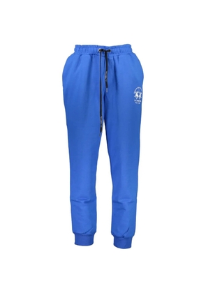 La Martina logo-print drawstring-waist track pants - Blue