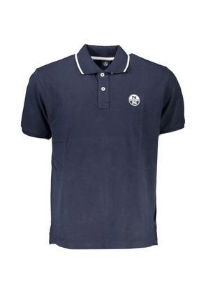 North Sails logo-embroidered polo shirt - Blue