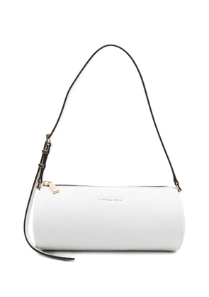 Michael Michael Kors Izzy pebbled-leather shoulder bag - White