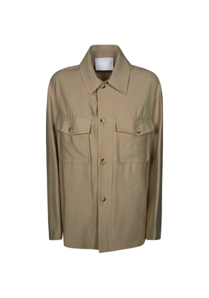 DONDUP flap-pocket shirt - Neutrals