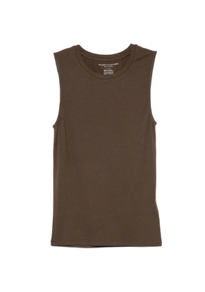 Majestic Filatures crew-neck tank top - Brown