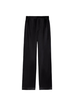 DELOS Gilbert silk trousers - Black