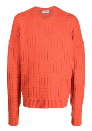 AMBUSH monogram knitted jumper - Orange
