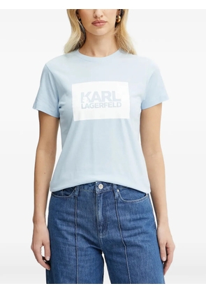 Karl Lagerfeld logo-print T-shirt - Blue