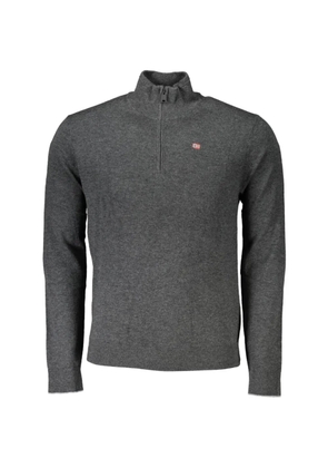 Napapijri half-zip cotton sweatshirt - Grey