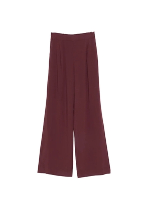 DIXIE pleated wide-leg trousers - Purple