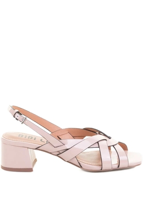 Bibi Lou 45mm Nolia crisscross sandals - Pink