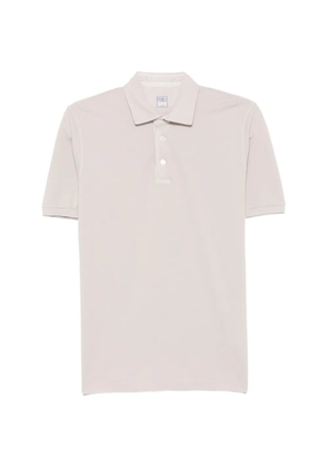 Fedeli short-sleeve polo shirt - Neutrals