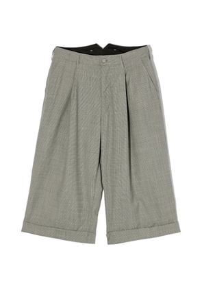 Engineered Garments houndstooth pleated trousers - Grey