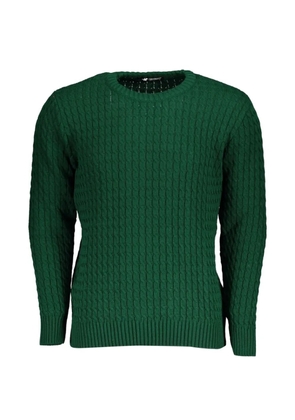 U.S. Grand cable-knit elbow-patch sweater - Green