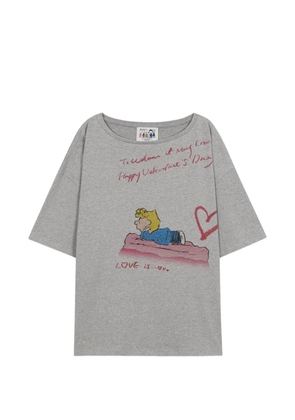 Marge Sherwood Peanuts Single Girls Club T-shirt - Grey