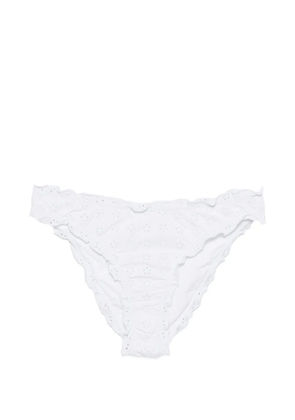 Polo Ralph Lauren broderie anglaise ruffled bikini bottoms - White