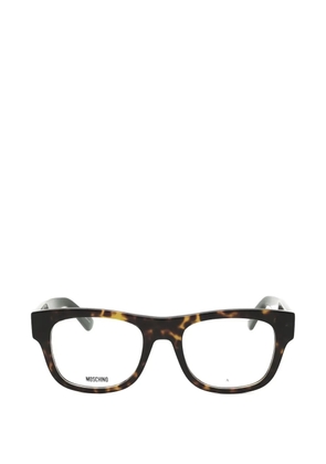 Moschino Eyewear logo-detail glasses - Brown