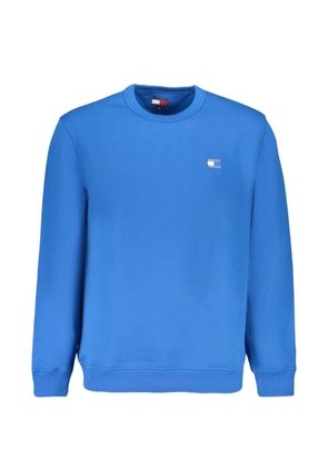 Tommy Jeans logo-badge crew-neck sweater - Blue