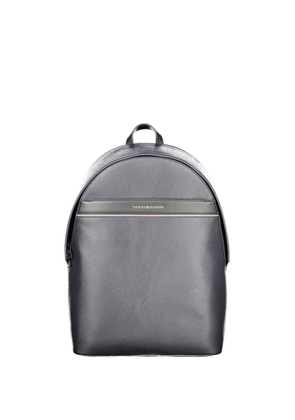 Tommy Hilfiger pebbled-texture logo-lettering backpack - Grey