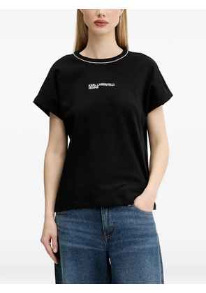 Karl Lagerfeld Jeans logo-print T-shirt - Black