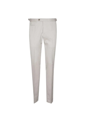 PT Torino herringbone-pattern side-adjuster trousers - Neutrals