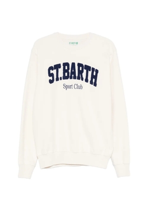 MC2 Saint Barth logo-print sweatshirt - Neutrals