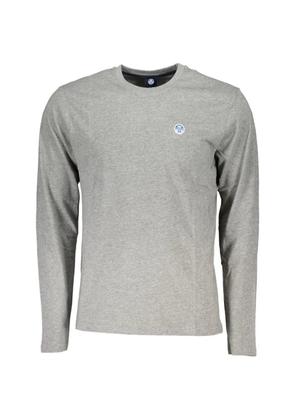North Sails long-sleeve logo-patch T-shirt - Grey