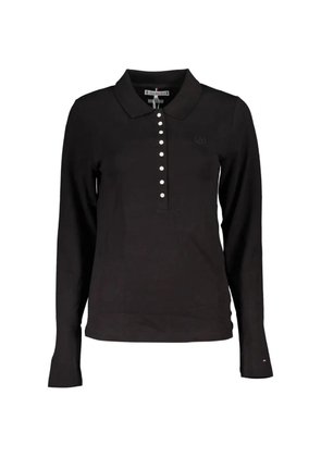 Tommy Hilfiger long-sleeve polo shirt - Black