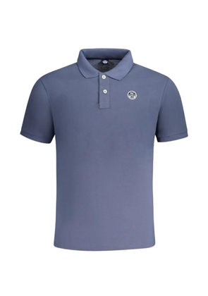 North Sails logo-patch polo shirt - Blue
