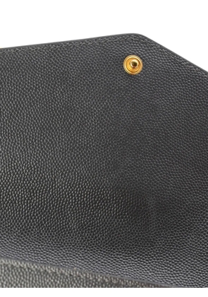 Saint Laurent Pre-Owned Uptown Chain Wallet Leather crossbody bag - Grey