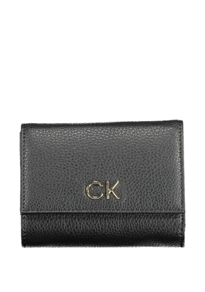 Calvin Klein pebbled trifold wallet - Black