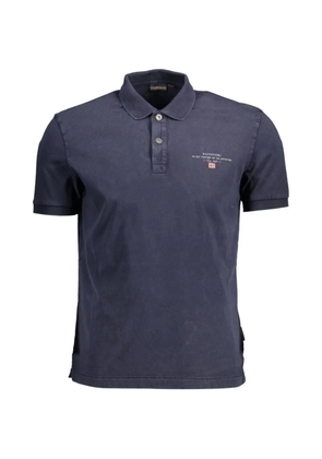 Napapijri logo-detail polo shirt - Blue