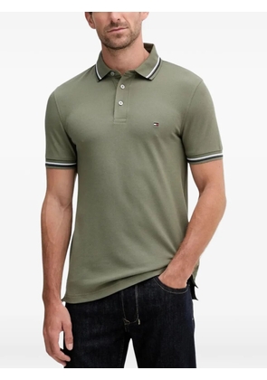 Tommy Hilfiger tipped piqué polo shirt - Green