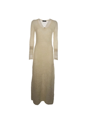 Fabiana Filippi sequin-embellished open-knit dress - Neutrals