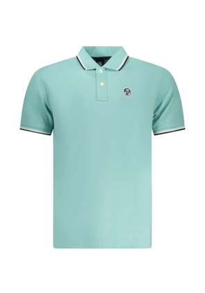 North Sails tipping-detail polo shirt - Blue