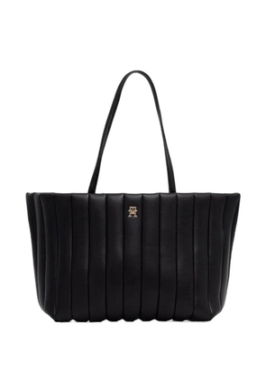 Tommy Hilfiger large Grace quilted tote bag - Black