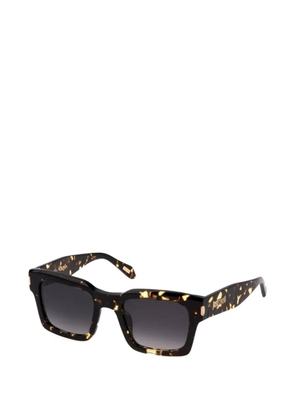 Just Cavalli tortoiseshell-effect rectangle-frame sunglasses - Brown