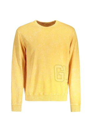 GUESS USA cotton crew-neck sweatshirt - Yellow