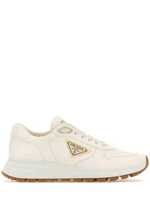 Prada leather sneakers - White
